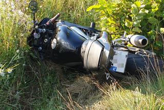 Wypadek motocyklisty w gminie Kozłowo