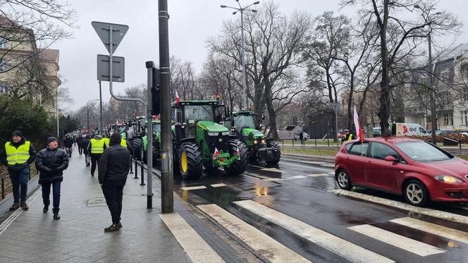 Protest rolników w Poznaniu