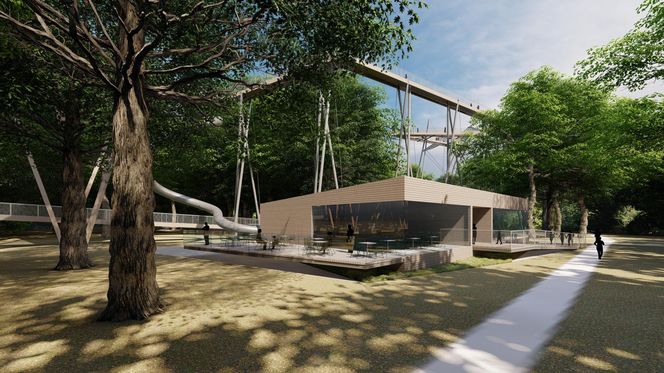 Projekt platformy widokowej typu Skywalk w Kołobrzegu