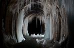 Podkarpacie: Najdłuższy tunel wąskotorowy w Europie skuty lodem