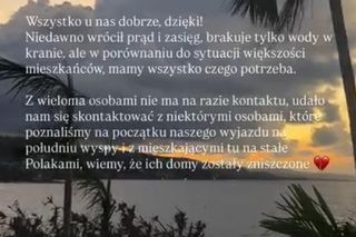 Ola Żebrowska błaga o pomoc dla Polaków na Jamajce. Huragan Melissa wszystko im domy