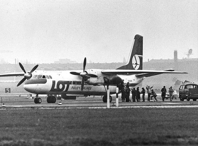 Lądowanie na Tempelhof wymusił funkcjonariusz milicji Piotr Winogrodzki, 22 listopada 1982 r.