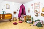 Pokój dziewczynki w stylu vintage