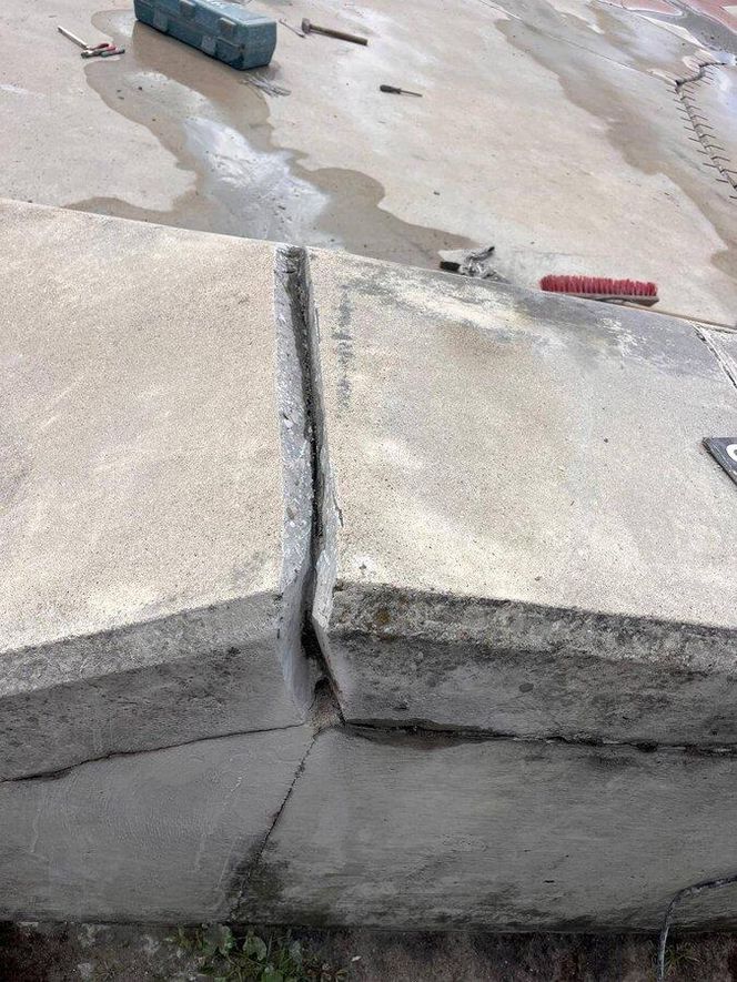 Czy nowa metoda się sprawdzi? Zakończono pierwsze prace naprawcze na Skateplazie w Lesznie