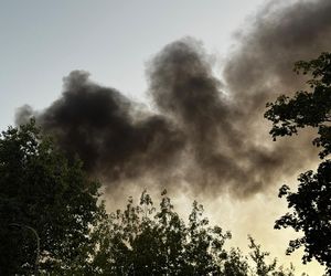 Pożar stacji przekaźnikowej