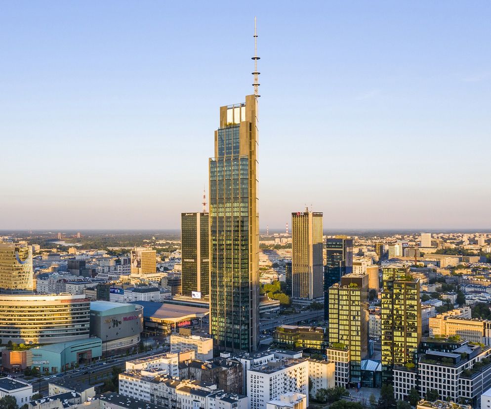 Varso Tower. To najwyższy budynek w Unii Europejskiej. Zdjęcia ...