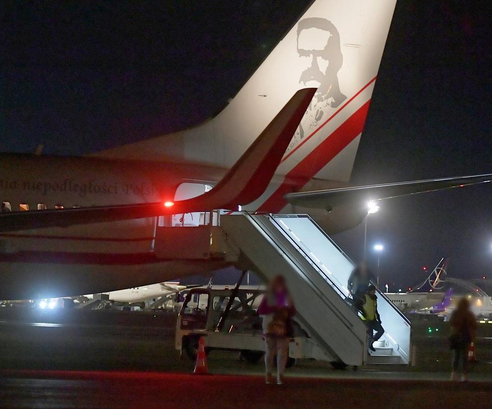 Wojskowy samolot z ewakuowanymi z Izraela Polakami wylądował w Warszawie