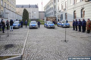 Kielecka policja odebrała 4 elektryczne radiowozy