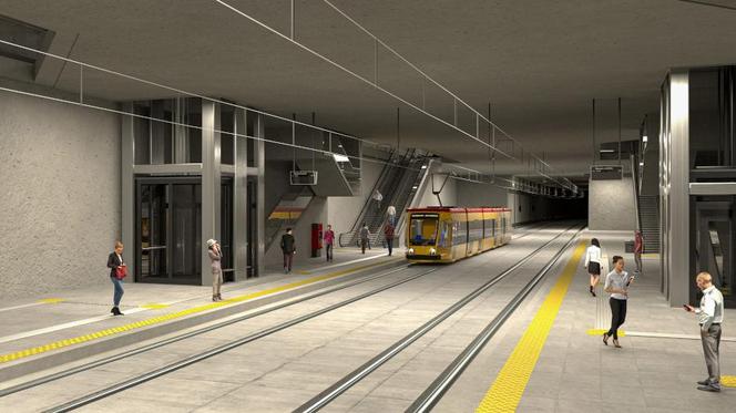 Tramwaj przejedzie tunelem na dworzec Warszawa Zachodnia