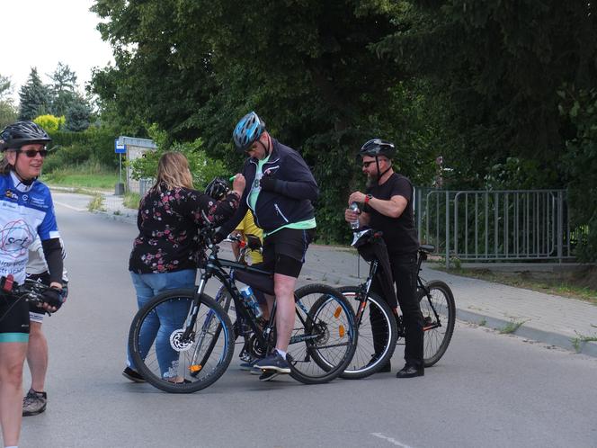 Czarnek na rajdzie rowerowym