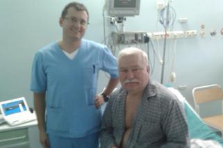 Lech Wałęsa w szpitalu 