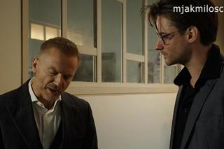 M jak miłość, odc. 1783. Marek Rotkiewicz (Aleksandar Milicević), Andrzej Budzyński (Krystian Wieczorek)