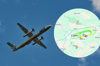 Samolot LOT krążył nisko nad Lublinem. Co się działo na niebie?