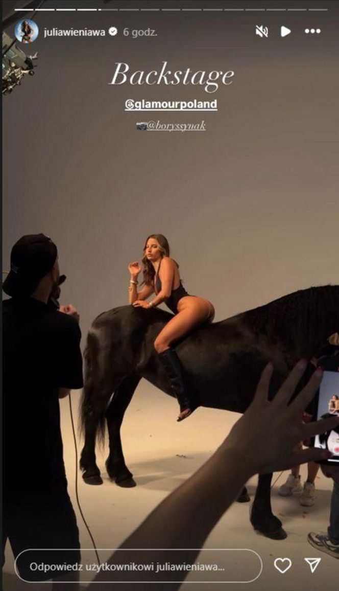 Julia Wieniawa chce być jak Doda