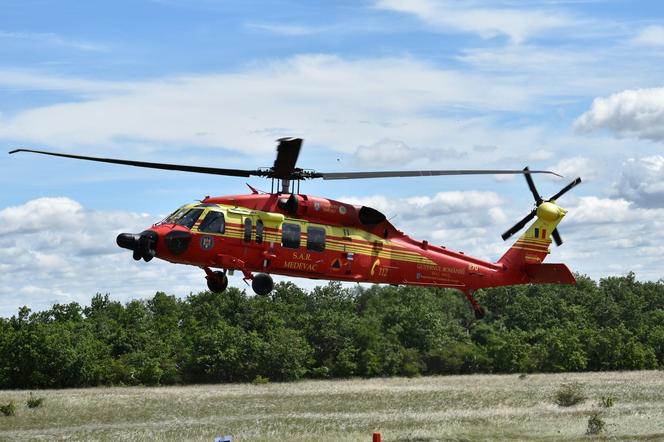 Rumuński Black Hawk podczas ćwiczeń Vigorous Warrior 24