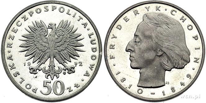 50 zł 1972 Fryderyk Chopin