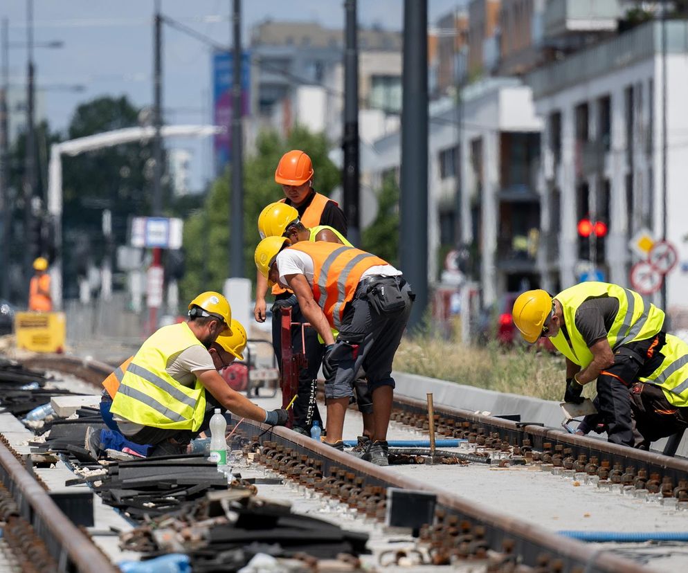 Wielki plan remontów na torach tramwajowych w Warszawie