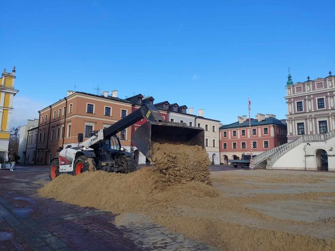 Budowa lodowiska w Zamościu