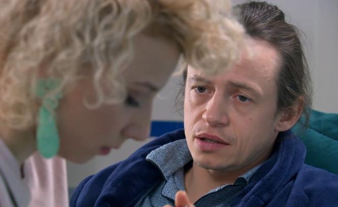 Na Wspólnej odc. 3320. Emil Larson (Piotr Ligienza), Beata (Katarzyna Ptasińska)