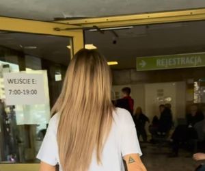 Doda na łóżku w szpitalu