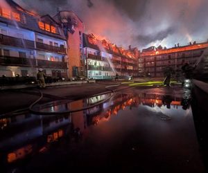 Walka z ogniem trwała przez wiele godzin
