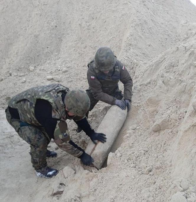 Niewybuch znaleziony na terenie jednej z firm w gm. Terespol