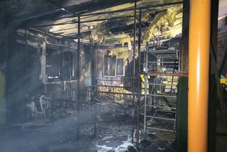 ​Trwa szacowanie strat po pożarze w sali zabaw Nenufar w Kościanie [FOTO]