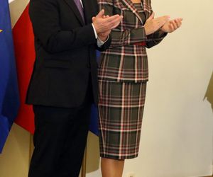 Jesienne stylizacje pierwszych dam