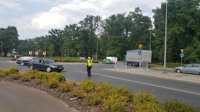 Uwaga kierowcy! Zamknięta ulica Hallera w Grudziądzu [ZDJĘCIA]