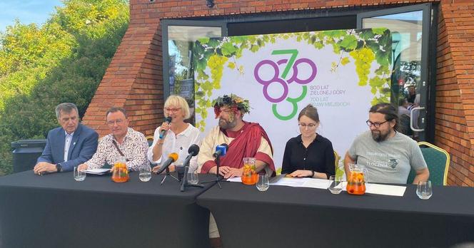Winobranie 2023. Konferencja prasowa w Zielonej Górze