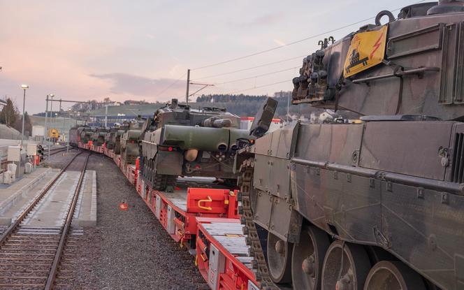 Szwajcarskie czołgi Leopard 2