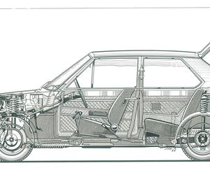 Audi 50 to mały samochód produkowany w latach 70. 