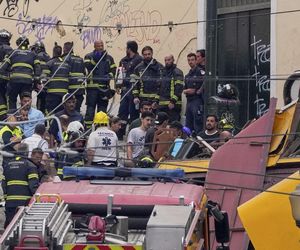 Koszmarny wypadek kolejki w Lizbonie