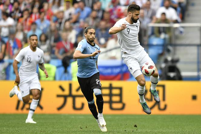 MŚ Rosja 2018. Ćwierćfinał: Urugwaj-Francja: Martin Caceres i Olivier Giroud