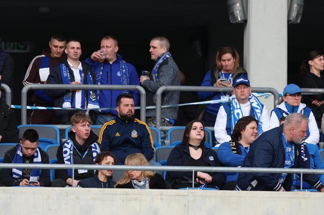 Kibice na Stadionie Śląskim podczas Wielkich Derbów Śląska (16.03.2024)