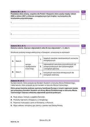 Matura geografia 2025 - arkusze CKE [NOWA FORMUŁA]