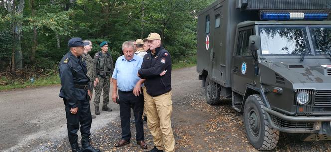 Wypadek w pobliżu Konotopu  - autobus z tirem 