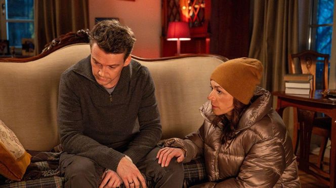 M jak miłość odc. 1865. Jakub Karski (Krzysztof Kwiatkowski), Martyna (Magdalena Turczeniewicz)