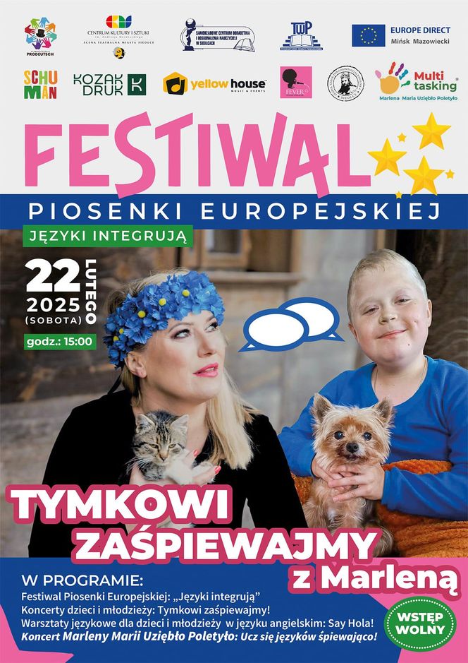 Festiwal Piosenki Europejskiej w Siedlcach i zbiórka dla Tymka