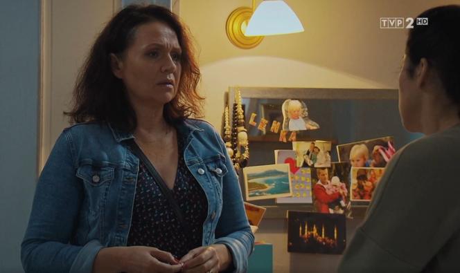 M jak miłość odc. 1563. Kinga (Katarzyna Cichopek), Marysia (Małgorzata Pieńkowska)