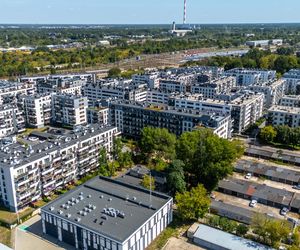 Nowe osiedla na pograniczu Kamionka i Grochowa w Warszawie