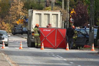 Śmiertelne potrącenie rowerzysty pod Warszawą