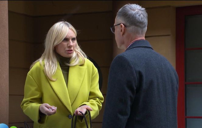 Na Wspólnej, odc 4066. Monika (Sylwia Gliwa), Damian (Waldemar Błaszczyk)