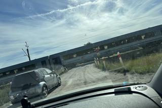 Zderzenie pociągu z autem w Koszalinie