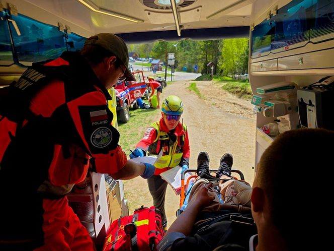 Turysta ukąszony przez żmiję.