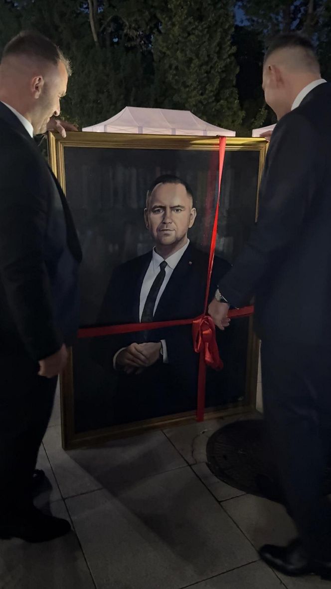 Krystian Każyszka i Karol Nawrocki