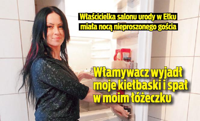 Włamywacz wyjadł moje kiełbaski i spał w moim łóżeczku