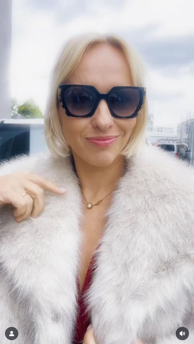 M jak miłość. Dorota (Iwona Rejzner) na planie