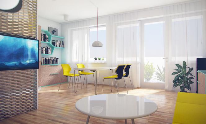 Salon z jadalnią