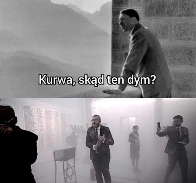 Grzegorz Braun z gaśnicą w Sejmie